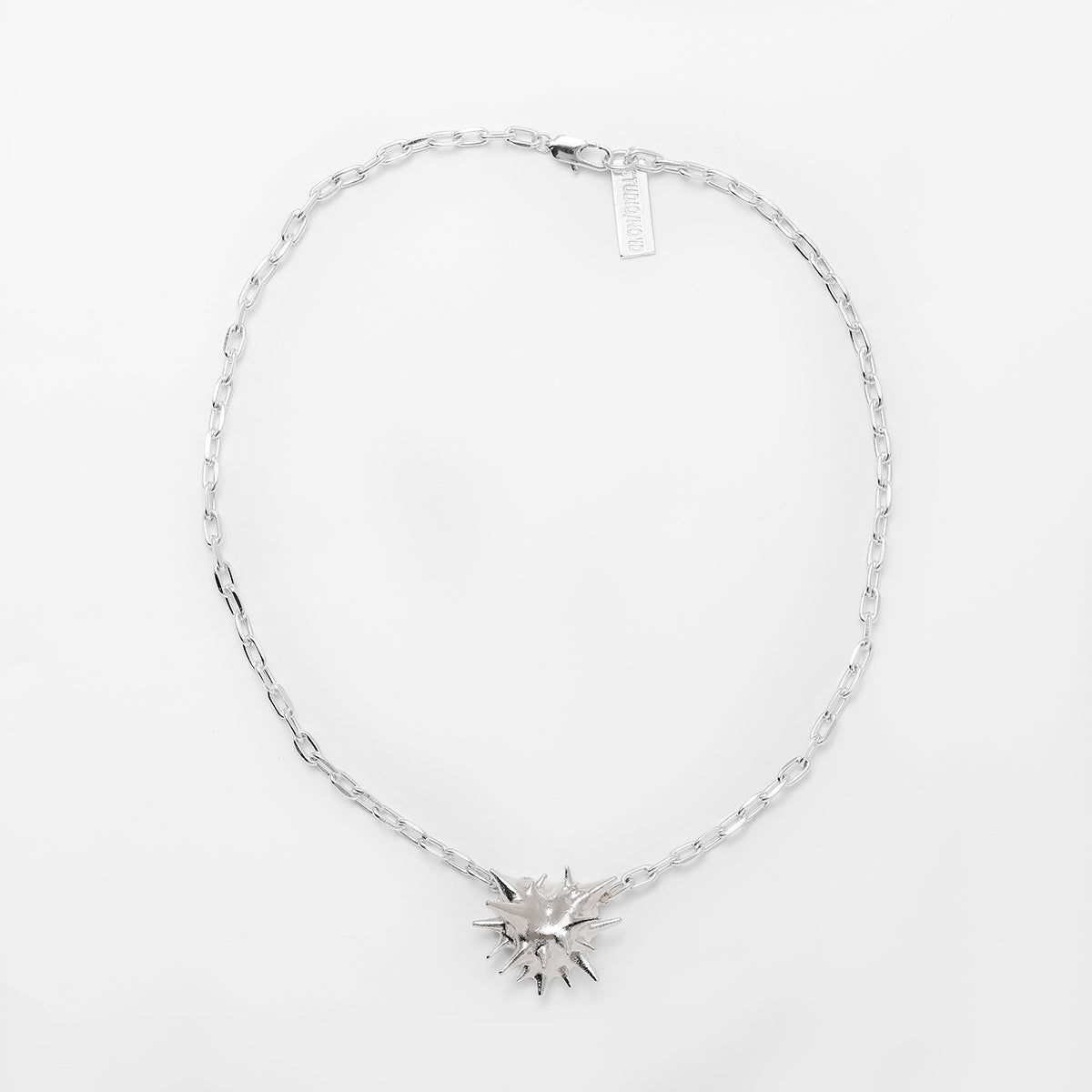 Over ID Necklace – Silver